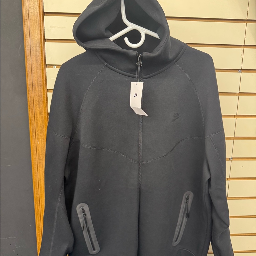 Nike Men's Charcoal Hooded Jacket